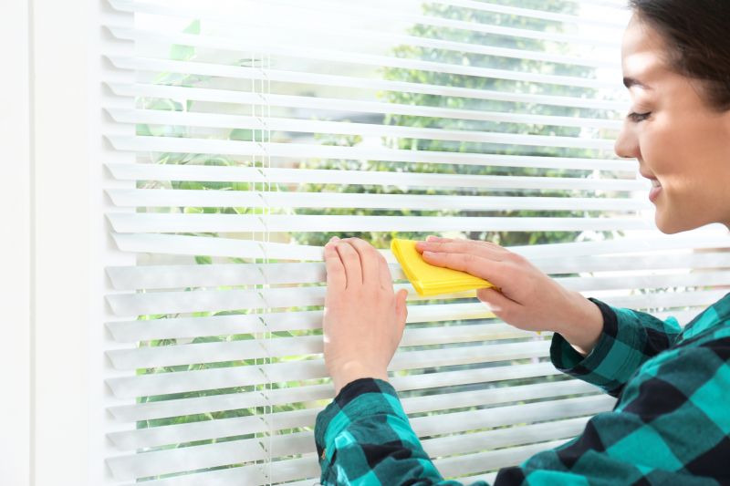 Wood Blinds Cleaning detail